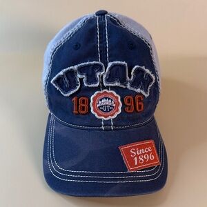 Blue 1896 Utah Cap with Embroidered Design Unisex